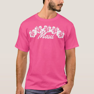T-shirt Maui Hawaii Hibiscus Fleurs Hawaii Surf des îles H