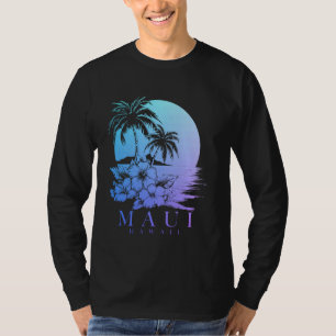 T-shirt Maui Hawaii Hibiscus Hawaii Fleurs Hawaiiennes Sou