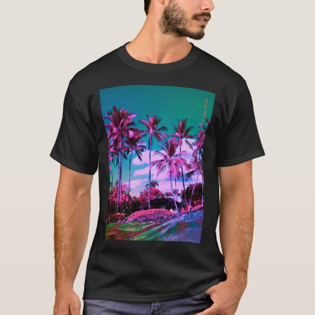 T-shirt Maui Hawaii Palms Trees (Devant)