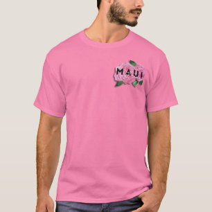 T-shirt Maui Strong Lokelani Fleur rose