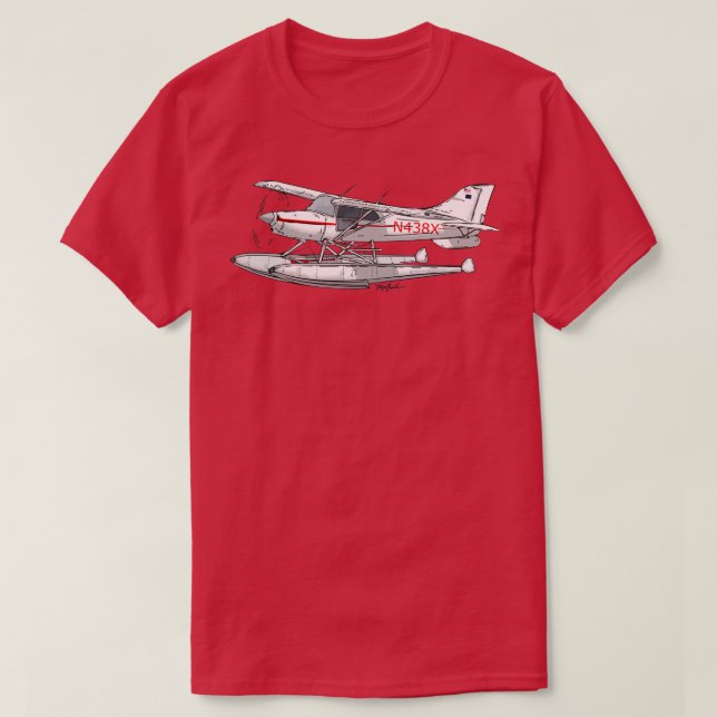 T-shirt Maule sur flotteurs N438X  (Design devant)