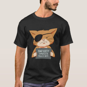 T-shirt Mauvais Chat Gangster Muchshot Kitty pour animal d