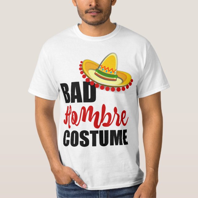 T-shirt Mauvais costume Hombre coloré Sombrero (Devant)