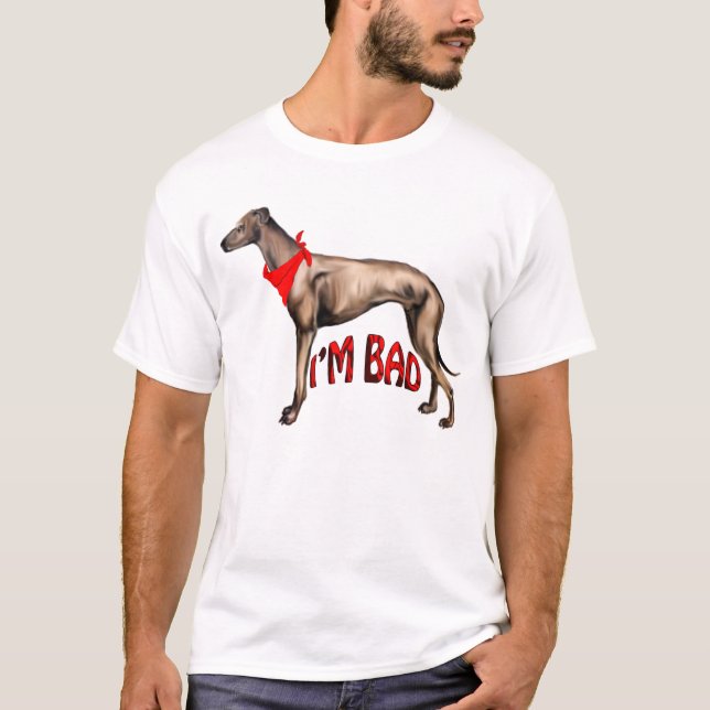 T-shirt Mauvais Greyhound (Devant)