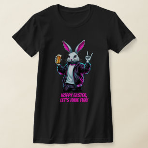 T-shirt Mauvais Lapin De Pâques ! Pâques chanceuses, amuso