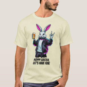 T-shirt Mauvais Lapin De Pâques ! Pâques chanceuses, amuso