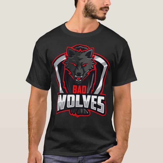 T-shirt Mauvais loups (Devant)