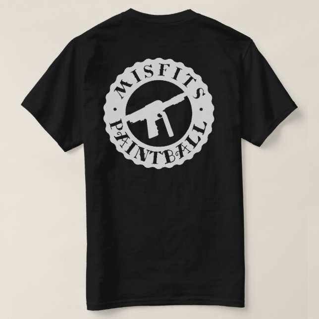 T-SHIRT MAUVAIS PAINTBALL (Design dos)