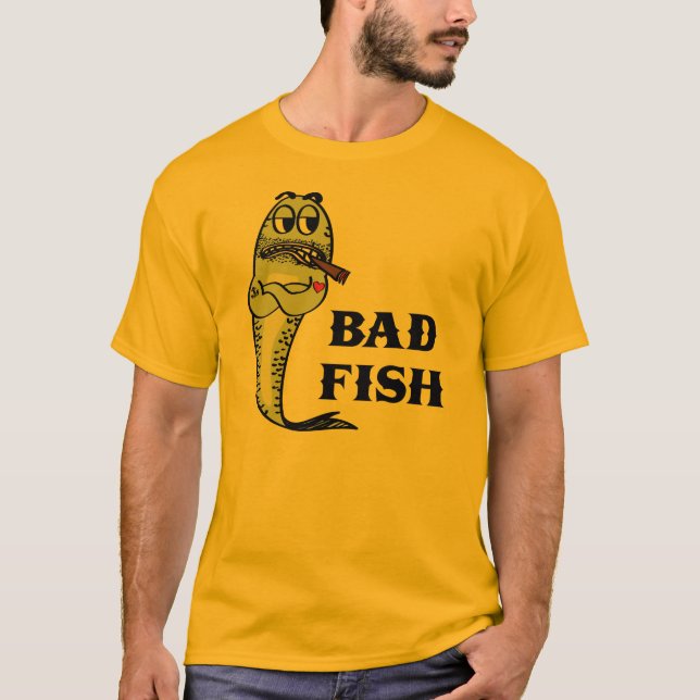 T-shirt Mauvais poissons (Devant)