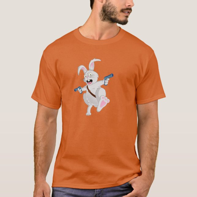 T-shirt Mauvais Wabbit (Devant)