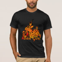 Mauvaise chemise de fille de rockabilly