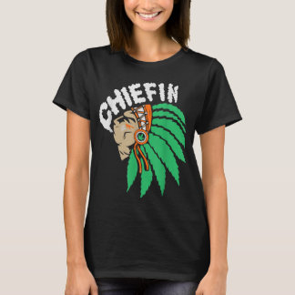 T-shirt Mauvaise herbe à fumée pour les enfants Amérindien