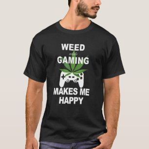T-shirt Mauvaise herbe pendant le jeu Cool joueur de mauva
