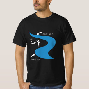 T-shirt Mauvaise rive de la rivière