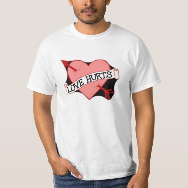 T-shirt maux d'amour (Devant)