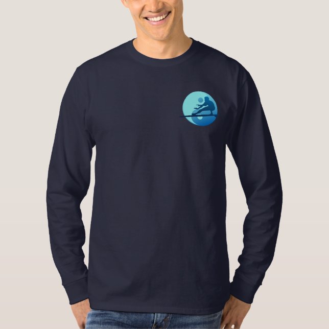 T-shirt Mavericks - Demi-Moon Bay (Bleu) (Devant)