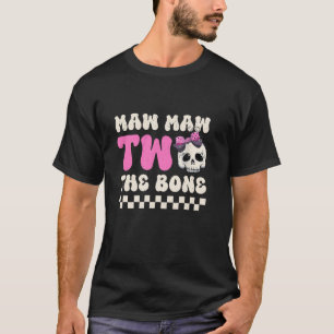 T-shirt Maw Maw Deux L'Os Halloween 2e Anniversaire Fille