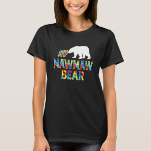 T-shirt Mawmaw Ours Puzzle de Sensibilisation à l'Autisme