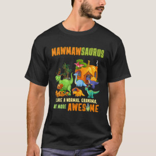 T-shirt Mawmawsaurus T Rex Dinosaur Mawmaw Saurus Hallowee