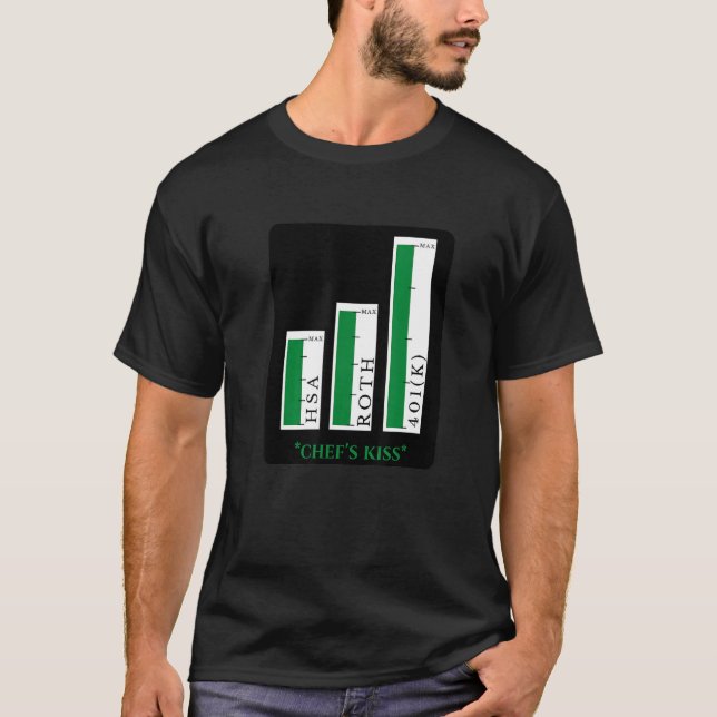 T-shirt Maxed Out 401k L'indépendance financière du chef (Devant)