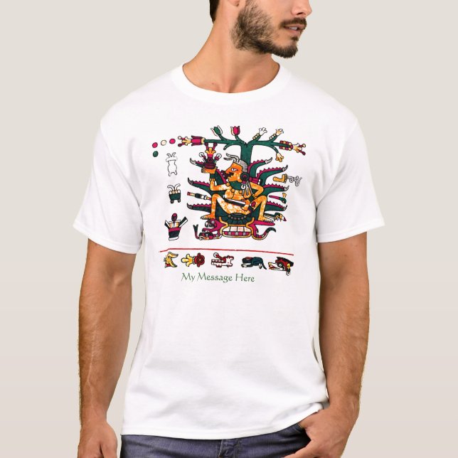 T-shirt maya de Glyphs (Devant)