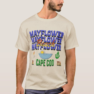 T-shirt Mayflower Beach, Cape Cod