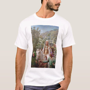 T-shirt Maying, la reine Guinevere, vers 1900, par John Co