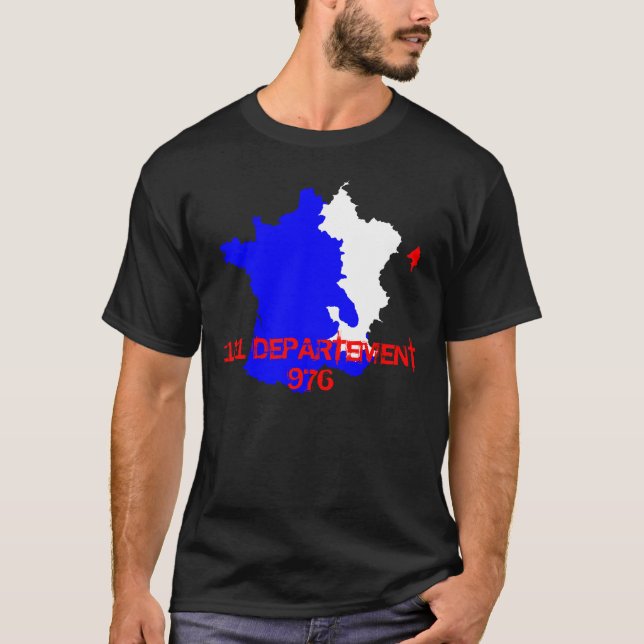 T-SHIRT MAYOTTE 101 DEPARTEMENT (Devant)