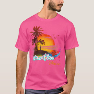 T-shirt Mazatlan Plage Mexico Vacances estivales Palmiers 