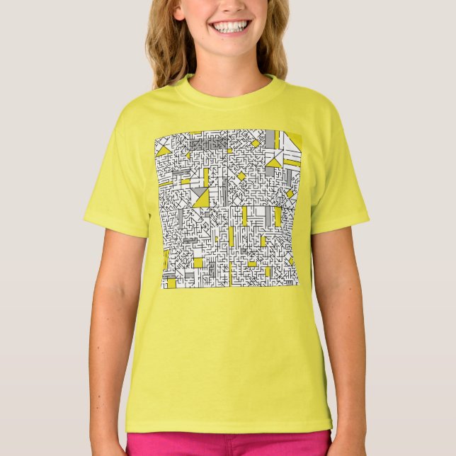 T-shirt Maze Cubism (Devant)