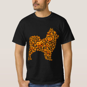 T-shirt MB35 Cute Halloween Poméranien Lover