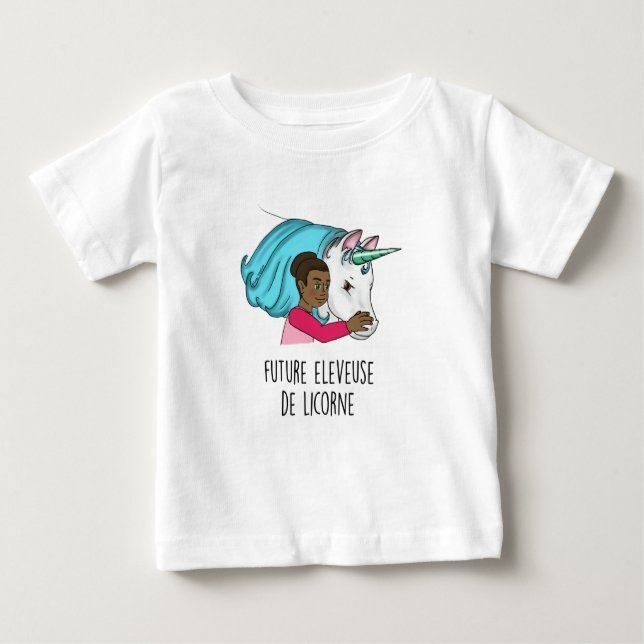 T-shirt MC "Future éleveuse de Licorne" (Devant)