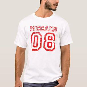 T-shirt McCain 08 affligé