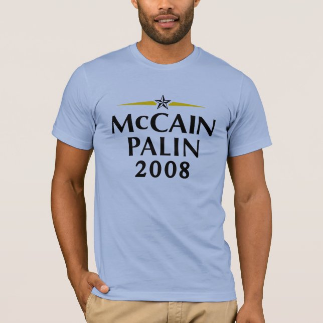 T-shirt McCain Palin 2008 (Devant)