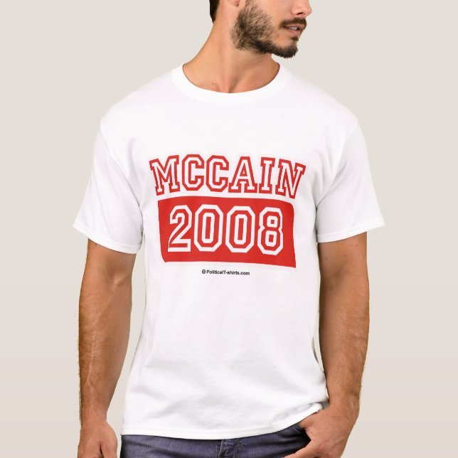 T-shirt McCain pour le président/le T-shirt/John de John (Devant)