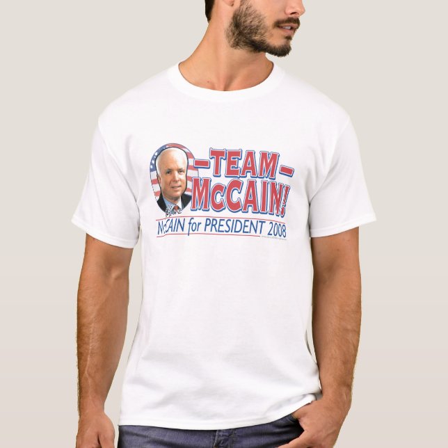 T-shirt McCain Team Shirt (Devant)