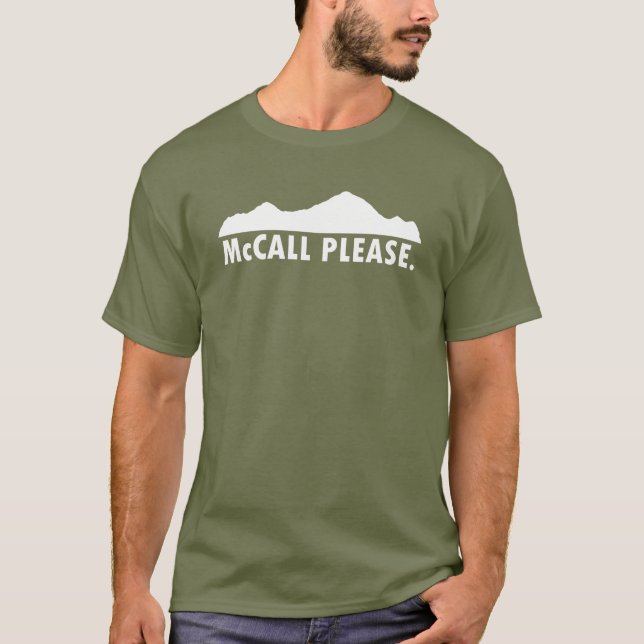T-shirt McCall Idaho S'Il Vous Plaît (Devant)
