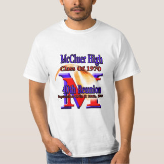 T-shirt McCluer de première qualité 'de la quarantième