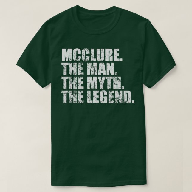 T-shirt McclureMcclure Nom de famille Mcclure nom de famil (Design devant)