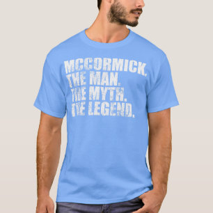 T-shirt Mccormick Mccormick Nom de famille Mccormick nom d