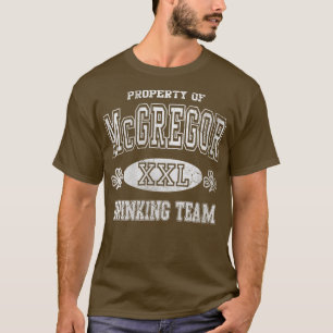 T-shirt McGregor Irish Drinking Team Jour de la Saint Patr