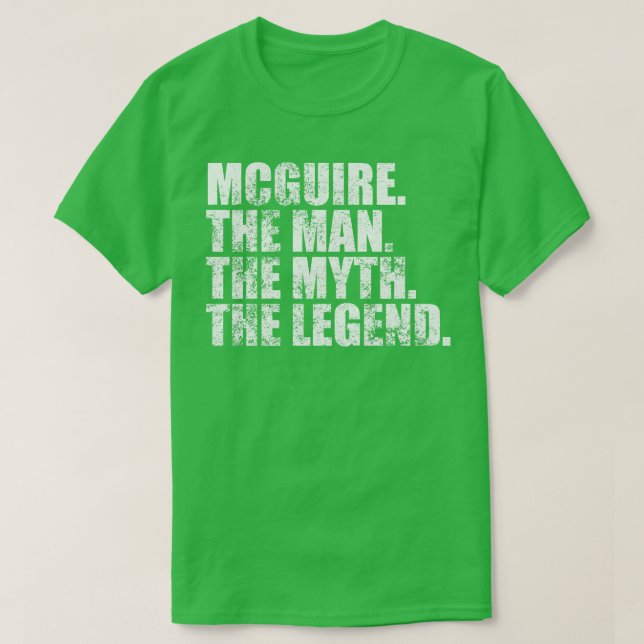 T-shirt McguireMcguire Nom de famille Mcguire nom de famil (Design devant)