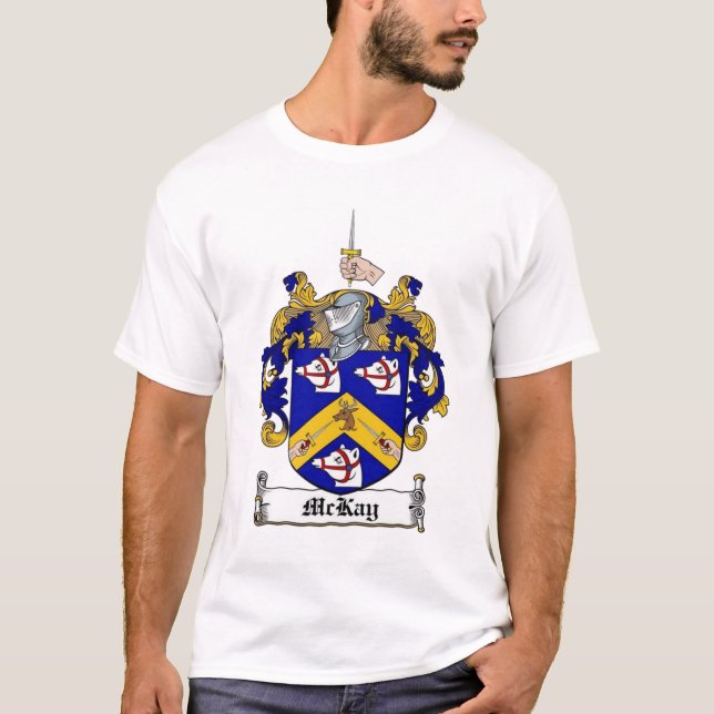 T-shirt Mckay Family Crest, Armoiries (Devant)