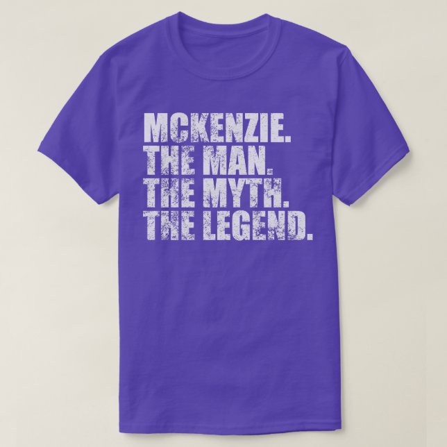 T-shirt MckenzieMckenzie Nom de famille Mckenzie nom de fa (Design devant)