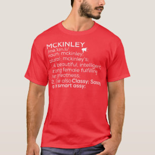 T-shirt Mckinley Nom Mckinley Définition Mckinley Femme