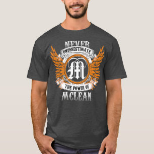 T-shirt Mclean Name Shirt Ne Sous-Estime Jamais Le Pouvoir