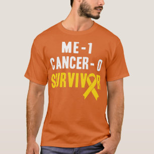 T-shirt Me 1 Cancer 0 - Enfance Cancer Survivant
