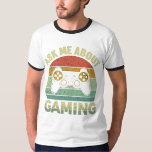 T-shirt Me Demander À Propos De Jeux : Amusants Gamer Desi
