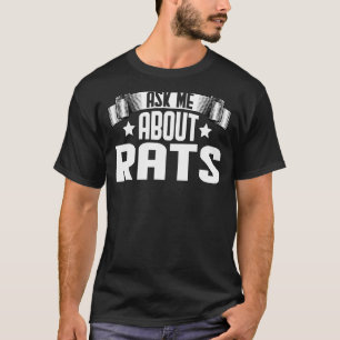 T-shirt Me Demander À Propos De Rats Rats Rats Rongeurs