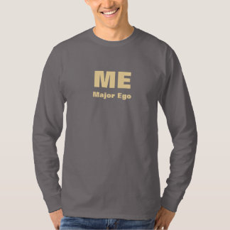 T-shirt ME / Major Ego Mens Logo Grey Long Sleeve